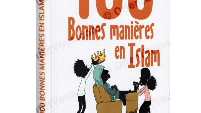 Couverture du mini guide illustré 100 Bonnes manières en Islam, édition BDouin, à l'attention de la jeunesse